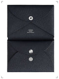 Hermes PORTE CARTE CALVI DUO COMPACT BLEU NUIT, カルヴィ カードケースデュオ ブルーニュイ エルメス