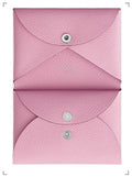 Hermes PORTE CARTE CALVI DUO COMPACT ROSE SAKURA, カルヴィ カードケースデュオ ローズサクラ エルメス