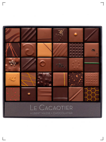 Le Cacaotier COFFRET 30 CHOCOLATS, ボンボンショコラ アソート 30個入り ル カカオティエ