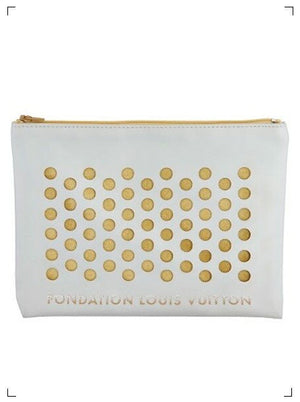 Fondation Louis Vuitton POCHETTE GRISE, ポーチ グレー フォンダシオン ルイ・ヴィトン