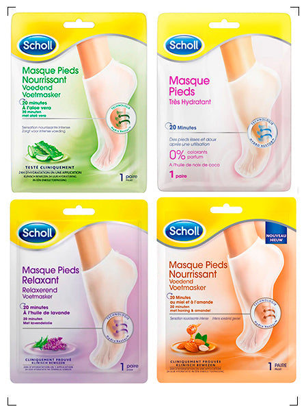 Scholl MASQUE PIEDS SPECIAL SET, フットマスク スペシャルセット ショール
