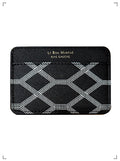 Le Bon Marche PORTE CARTE MOTIF ESCALATOR (NOIR), カードケース エスカレーター（黒） ル ボン マルシェ
