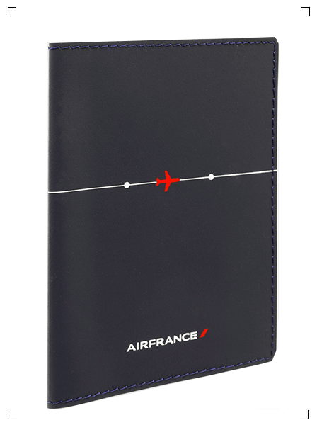 Air France PASSPORT CASE TRICOLORE BLUE, パスポートケース トリコロール 青 エールフランス