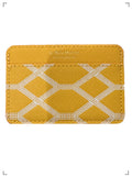 Le Bon Marche PORTE CARTE MOTIF ESCALATOR (MUTARDE), カードケース エスカレーター（マスタードイエロー） ル ボン マルシェ