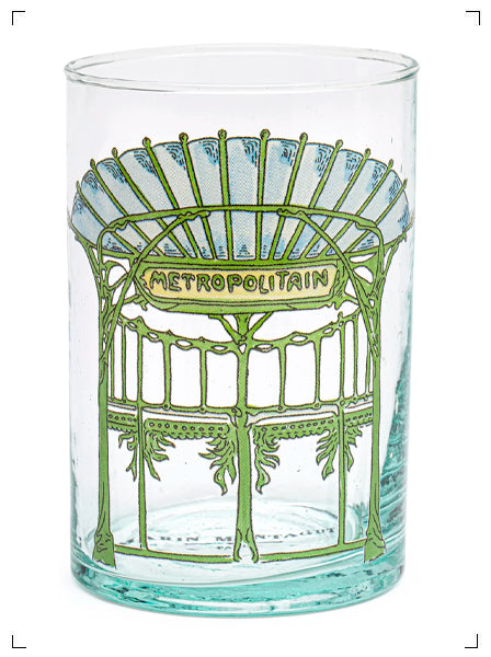Marin Montagut VERRE ILLUSTRE LA BOUCHE DU METROPOLITAIN, グラス メトロの入り口 マラン　モンタギュ