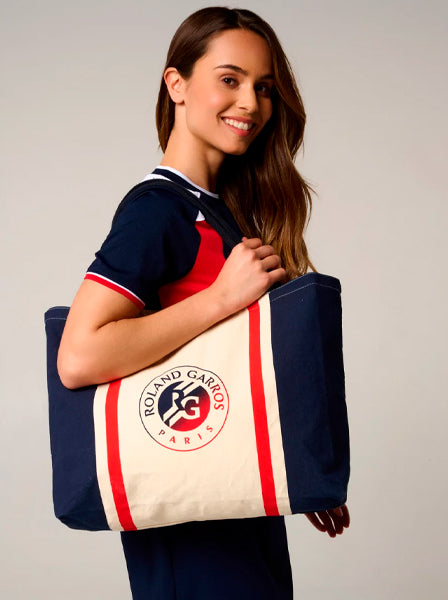 Roland Garros SAC SHOPPING TRICOLORE, 限定 トートバッグ トリコロール ローラン ギャロス