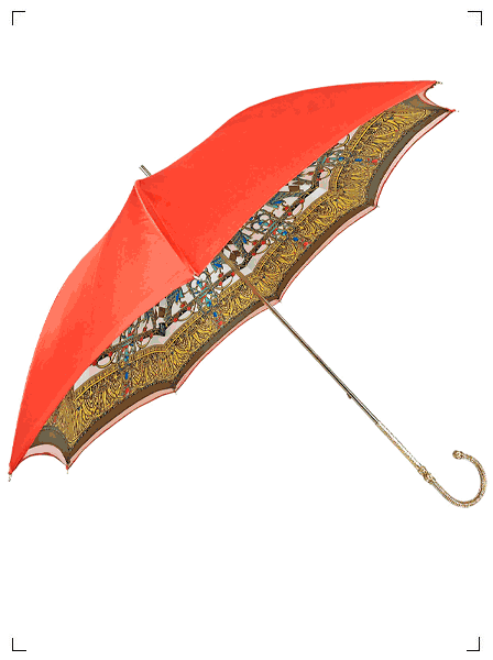 Il Marchesato FANTASTIC RED UMBRELLA WITH EGYPTIAN STYLE, ファンタスティックレッド エジプシャンスタイル イル マルケサート