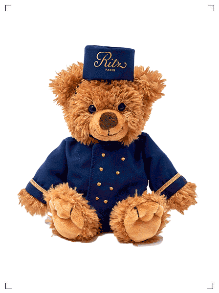 Ritz Paris LOURSON PELUCHE GROOM PETIT, テディベア グルーム プチ リッツ パリ