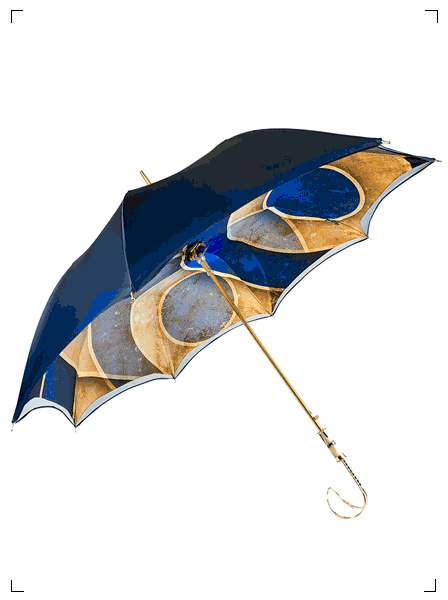 Il Marchesato HANDCRAFTED UMBRELLA EXCLUSIVE ABSTRACT DESIGN, ハンドメイド 限定アブストラクトデザイン イル マルケサート