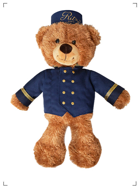 Ritz Paris LOURSON PELUCHE GROOM MOYEN, テディベア グルーム ミディアム リッツ パリ