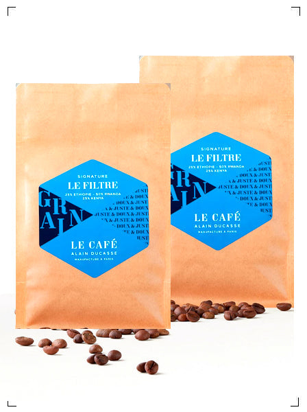 Alain Ducasse LE FILTRE CAFE EN GRAINS DUO, ル フィルトル コーヒー豆  2個セット アラン デュカス