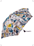 Guy de Jean PARAPLUIE PLIANTLES FANTAISIE BLEU, 折り畳み傘 ファンタジー ブルー ギ ド ジャン