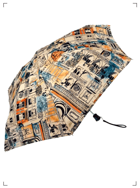 Guy de Jean PARAPLUIE PLIANTLES FANTAISIE BEIGE, 折り畳み傘 ファンタジー ベージュ ギ ド ジャン