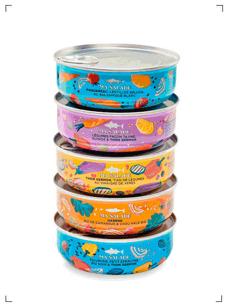 La Belle Iloise ASSORTIMENT DE SALADES, 「サラダ」のアソートメント ラ ベル イロワーズ