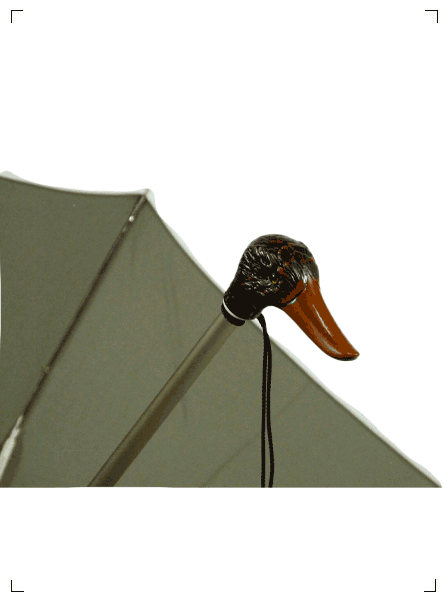Guy de Jean PARAPLUIE PLIANTLES CANARD, 折り畳み傘 アヒル ギ ド ジャン