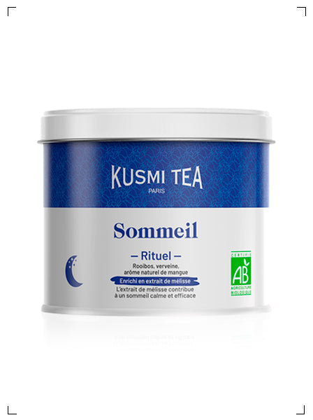 Kusmi Tea RITUEL SOMMEIL BOITE 100G, リチュエル ソメイユ 缶入り 100g クスミティ