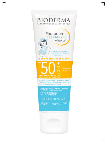 Bioderma PHOTODERM PEDIATRICS MINERAL SPF50+ LAIT, フォトデルム キッズ ミネラル SPF50+ ミルク ビオデルマ