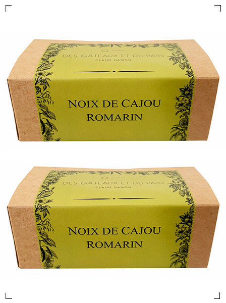 Des Gateaux et du Pain NOIX DE CAJOU ROMARIN 2PC, カシューナッツ ローズマリー2個セット デ ガトー エ デュ パン