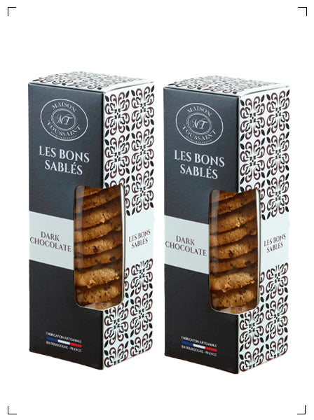 Maison Toussaint LES BONS SABLES DARK CHOCOLATE 2PCS, レ  ボン サブレ ダーク チョコレート  2個セット メゾン トゥッサン
