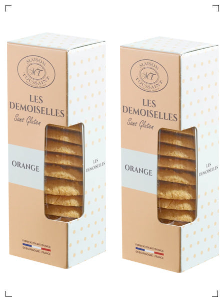 Maison Toussaint LES DEMOISELLES ORANGE 2PCS SANS GLUTEN, レ ドモワゼル オランジュ 2個セット グルテンフリー メゾン トゥッサン