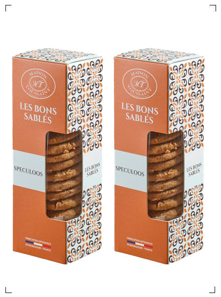 Maison Toussaint LES BONS SABLES SPECULOOS 2PCS, レ  ボン サブレ スペキュロス 2個セット メゾン トゥッサン
