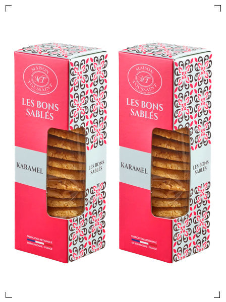 Maison Toussaint LES BONS SABLES  KARAMEL 2PCS, レ  ボン サブレ キャラメル  2個セット メゾン トゥッサン