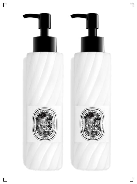 Diptyque EMULSION DE PARFUM POUR LE CORPS ET LES MAINS FLEUR DE PEAU 2PCS, ハンド＆ボディローション フルールドポー ２本セット ディプティック