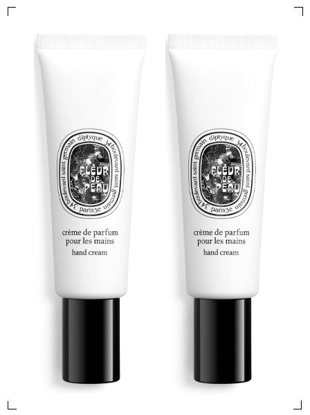 Diptyque CREME DE PARFUM POUR LES MAINS FLEUR DE PEAU 2PCS, ハンドクリーム フルール ド ポー2個セット ディプティック