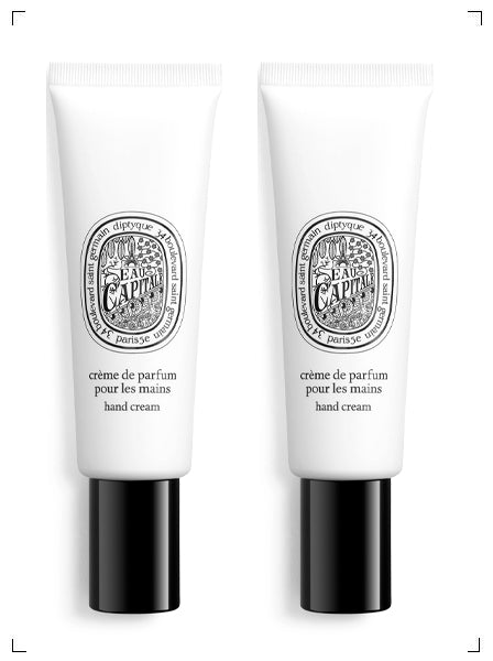 Diptyque CREME DE PARFUM POUR LES MAINS EAU CAPITALE 2PIC, ハンドクリーム オー キャピタル ２個セット ディプティック