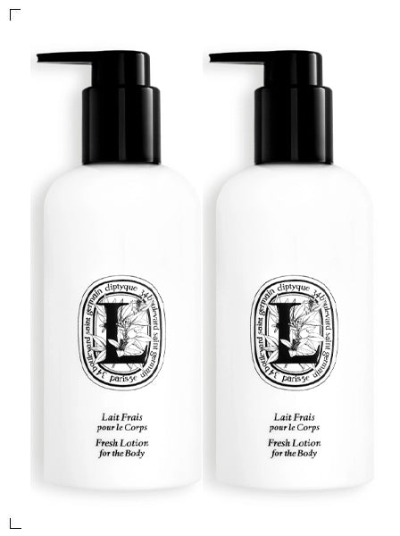 Diptyque LAIT FRAIS POUR LE CORPS 2PCS, ボディ用 フレッシュローション ２個セット ディプティック