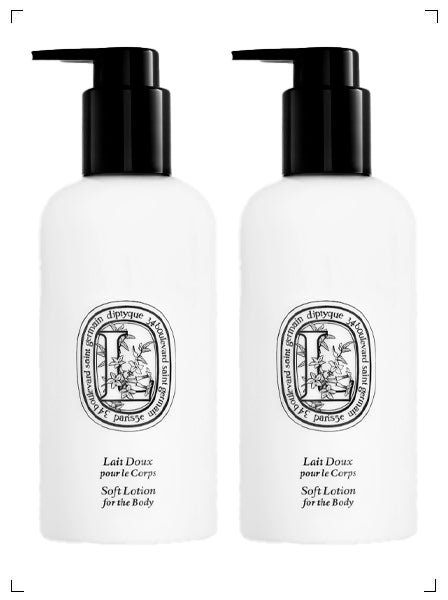 Diptyque LAIT DOUX POUR LE CORPS 2PCS, ボディ用 ソフトローション ２個セット ディプティック