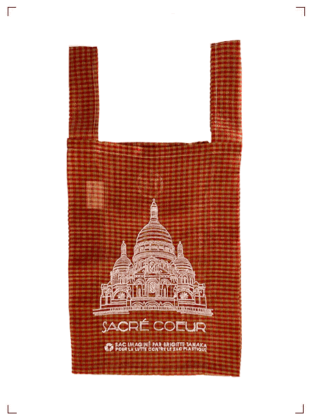 Brigitte Tanaka SAC ORGANZA SACRE COEUR LE BON MARCHE COLLABORATION, ショッピングバッグ サクレクール ルボンマルシェコラボレーション ブリジット タナカ