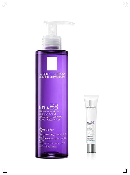 La Roche Posay MELA B3 GEL MICRO-PEELING + SPF30 SET, メラ B3 マイクロピーリング + SPF30 セット ラ ロッシュ ポゼ