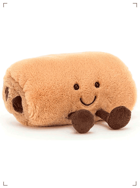 Jellycat  PELUCHE PAIN AU CHOCOLAT, ぬいぐるみ パンオショコラ ジェリーキャット