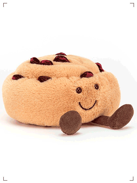 Jellycat  PELUCHE PAIN AU RAISIN, ぬいぐるみ パンオレザン ジェリーキャット