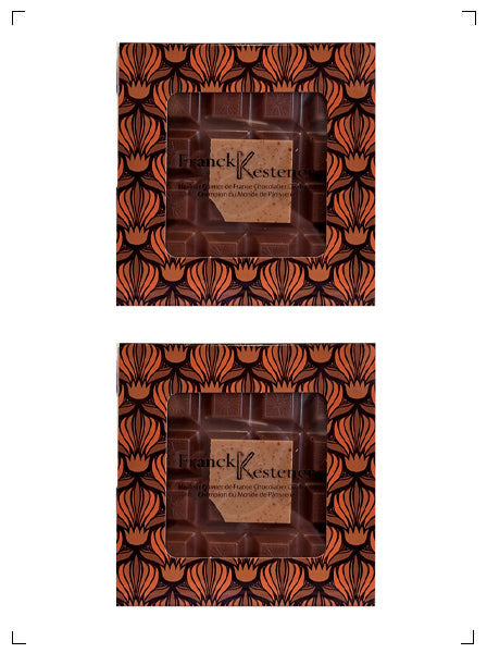 Franck Kestener TABLETTE CASSE NOISETTE 2PCS, カッスノワゼット 2枚セット フランク ケストナー