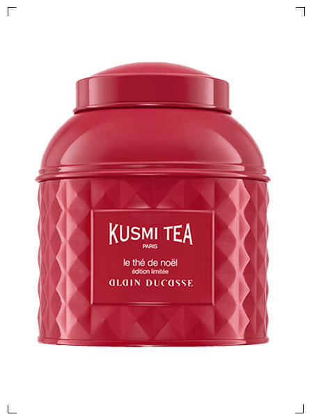 Kusmi Tea LE THE DE NOEL ALAIN DUCASSE THE VERT ET NOIR ROSE-FRAMBOISE, アランデュカス ローズラズベリーフレーバー クリスマスティー クスミティ