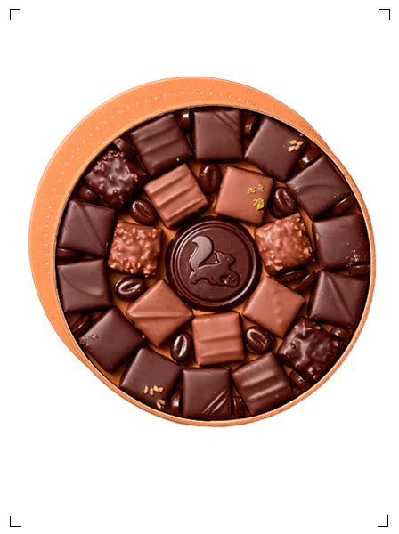 Louis Fouquet BOITE DE 23 PRALINES A L ANCIENNE, プラリネ アンシエンヌ 23個入り ルイ フ−ケ
