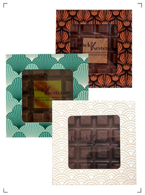 Franck Kestener 3 TABLETTES CHOCOLAT ATLANTIQUE/CASSE NOISETTE/GRANNY, タブレット セレクト お買い得3枚セット 2025-2 フランク ケストナー