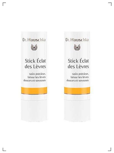Dr. Hauschka STICK ECLAT DES LEVRES, リップケア スティック 2本セット ドクター ハウシュカ