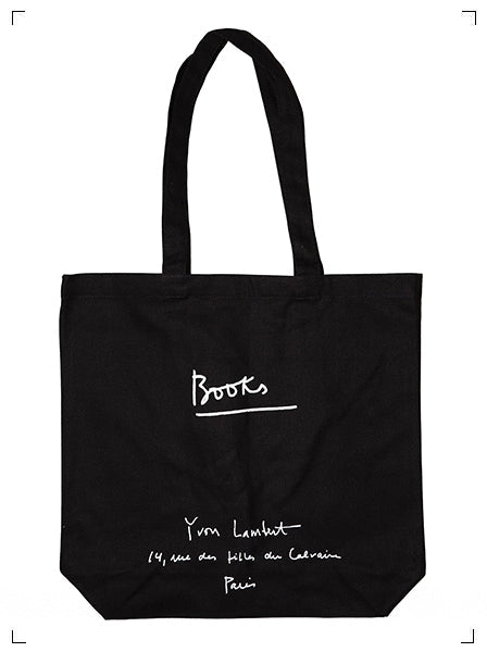 Yvon Lambert YVON LAMBERT TOTE BAG BLACK, イヴォン ランベール トートバッグ ブラック イヴォン ランベール