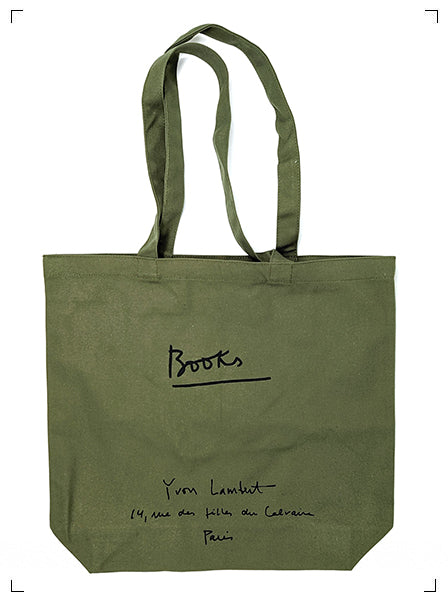 Yvon Lambert YVON LAMBERT TOTE BAG KAKI GREEN, イヴォン ランベール トートバッグ カーキ イヴォン ランベール