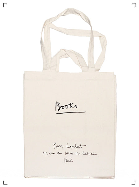 Yvon Lambert YVON LAMBERT TOTE BAG LARGE IVORY, イヴォン ランベール ラージトートバッグ アイボリー イヴォン ランベール