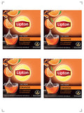 Lipton THE NOIR AUX ZESTES D'ORANGE D'ESPAGNE, オレンジゼスト エスパーニュ 4箱セット リプトン