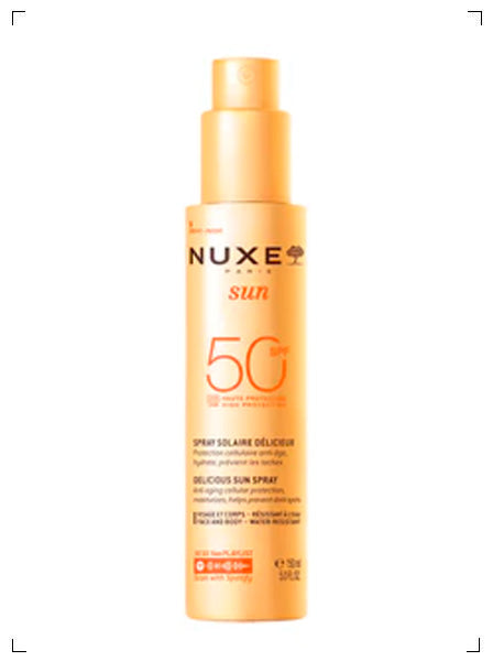 Nuxe SPRAY SOLAIRE DELICIEUX HAUTE PROTECTION SPF50, スプレー ソレイユ ハイプロテクション SPF50 ニュクス