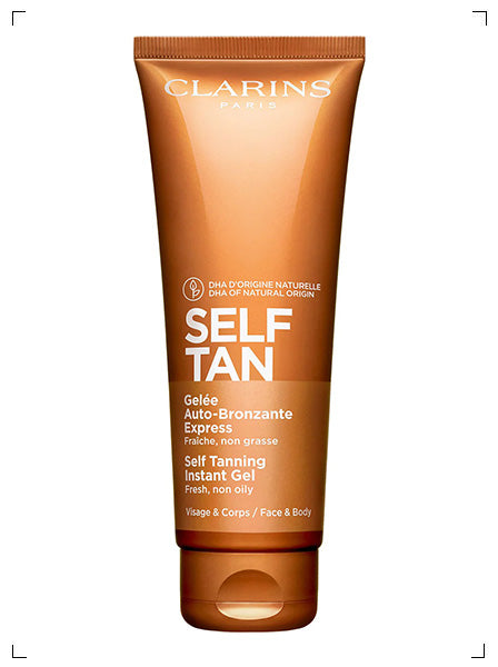 Clarins GELEE AUTO-BRONZANTE EXPRESS, セルフタンニング インスタント ジェル クラランス