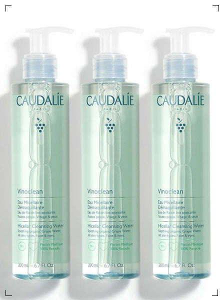Caudalie EAU MICELLAIRE DEMAQUILLANTE, クレンジングウォーター 3本セット コーダリー