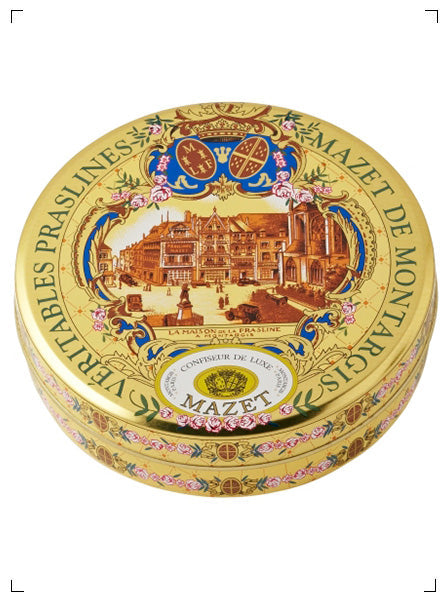 Mazet BOITE DE PRASLINES, プラズリン メタル缶入り マゼ
