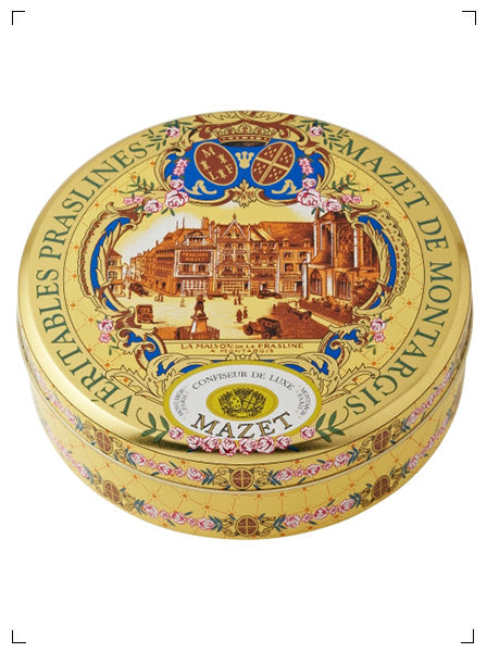 Mazet BOITE DE PRASLINES, プラズリン メタル缶入り マゼ