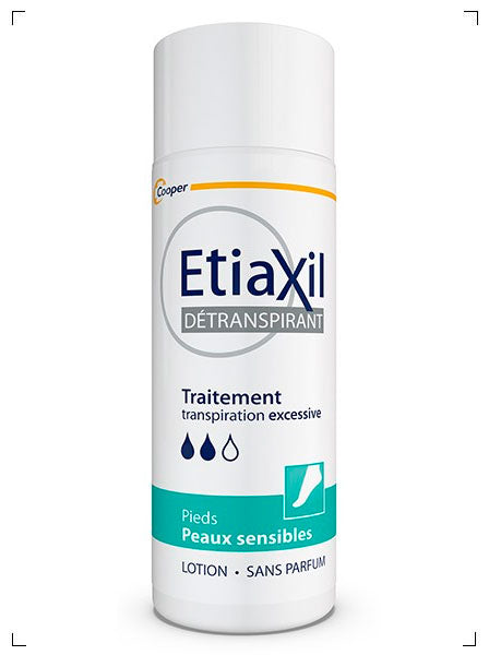 Etiaxil TRAITEMENT / DETRANSPIRANT LOTION PIEDS PEUX SENSIBLES, トリートメント デトランスピラン ローション 足用 敏感肌タイプ エティアキシル